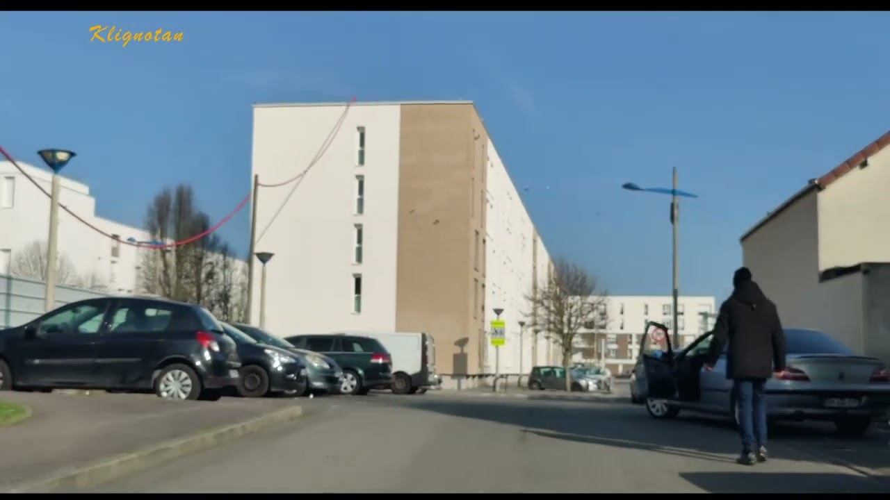 Conduite commentée à Persan (Val d'Oise - 95) - départ du centre d'examen - (#permisdeconduire)
