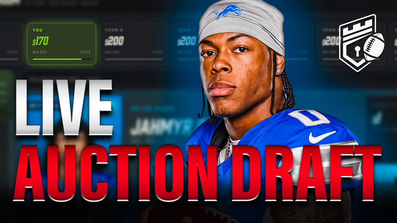 My First Fantasy Auction Draft Of 2026 + 40k Subs?!