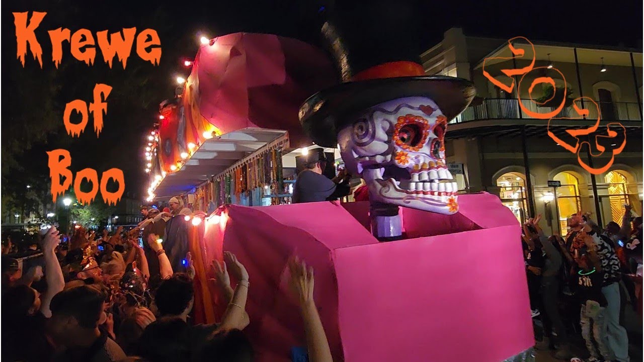 Krewe Of Boo 2023 - New Orleans Halloween Parade - Haunted New Orleans