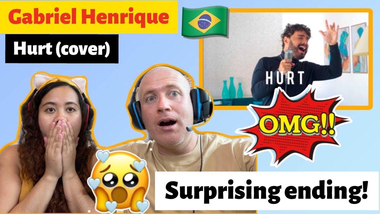 Gabriel Henrique - Hurt (Cover) REACTION!🇧🇷