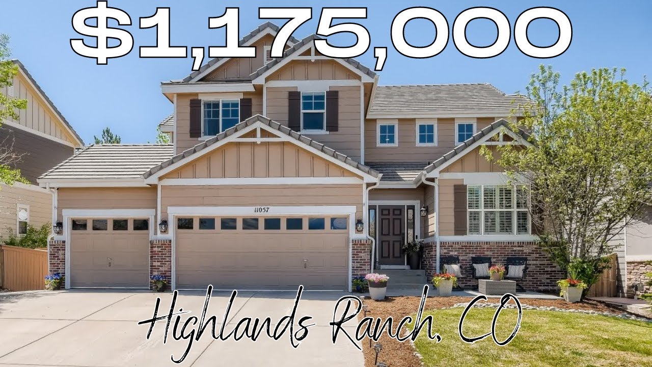 Upgraded Beautiful Home In Highlands Ranch, Colorado | Home Tour | Near Denver | Real Estate
