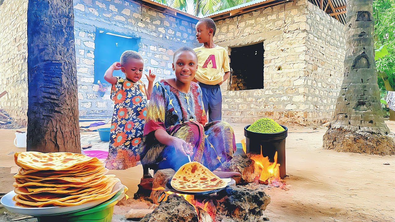 Unbelievable Dream Home Progress! 🏡 Building Our African Home + soft Chapati & Green Grams Feast 🍲🌿