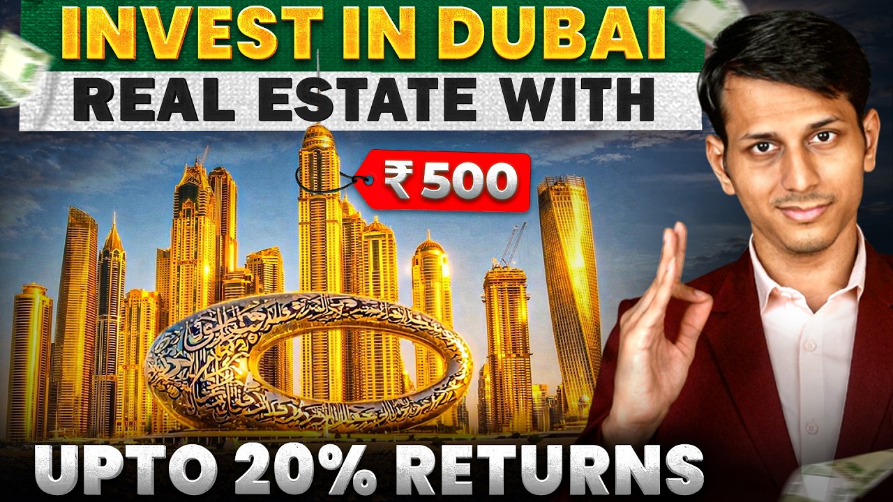 Invest in DUBAI with ₹100 Only | Monthly Rental Income + Capital Appreciation from UAE