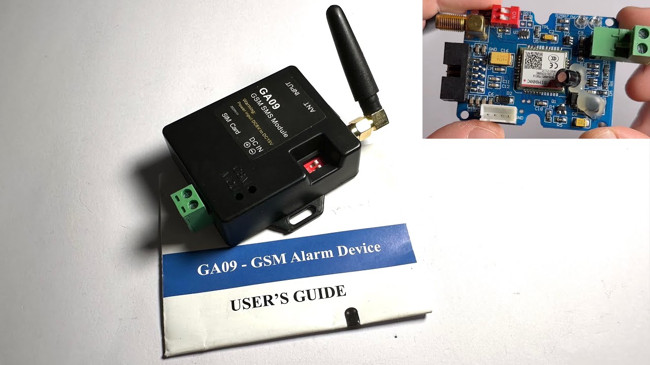 GA09 GSM SMS Module Alarm Teardown