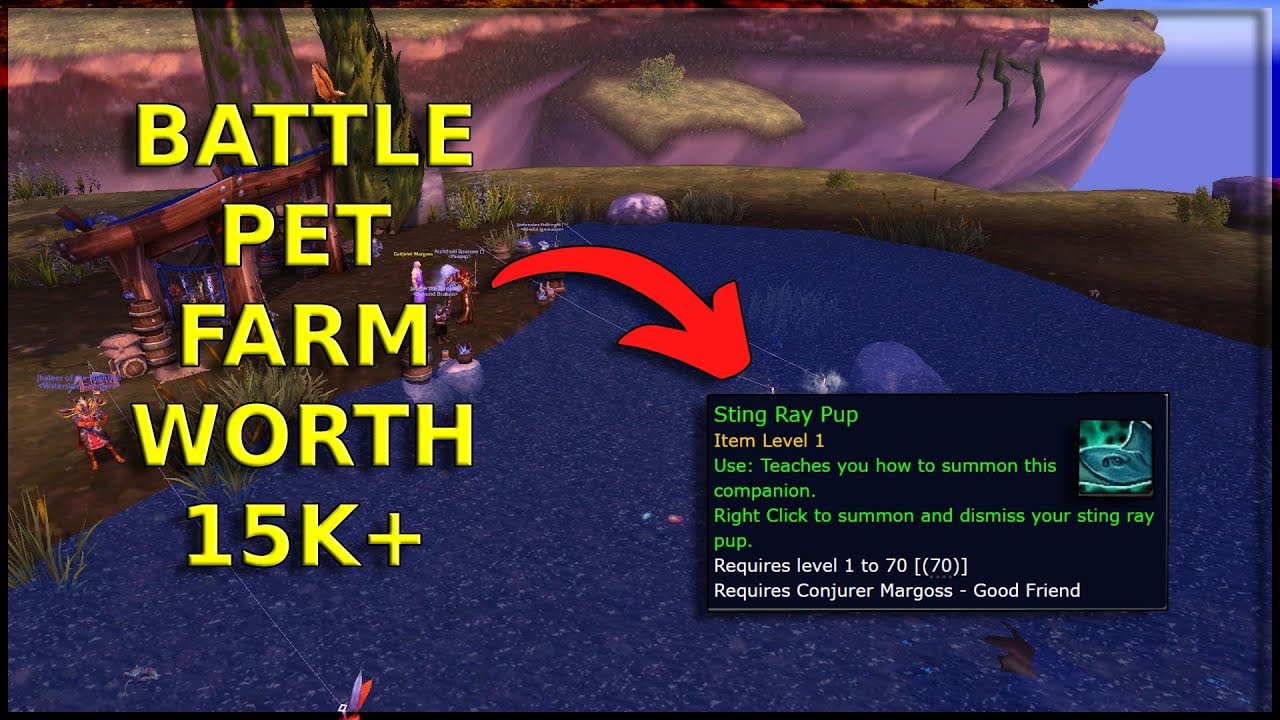 WoW Making Gold With Old Battle Pet! - Dragonflight Gold Farming