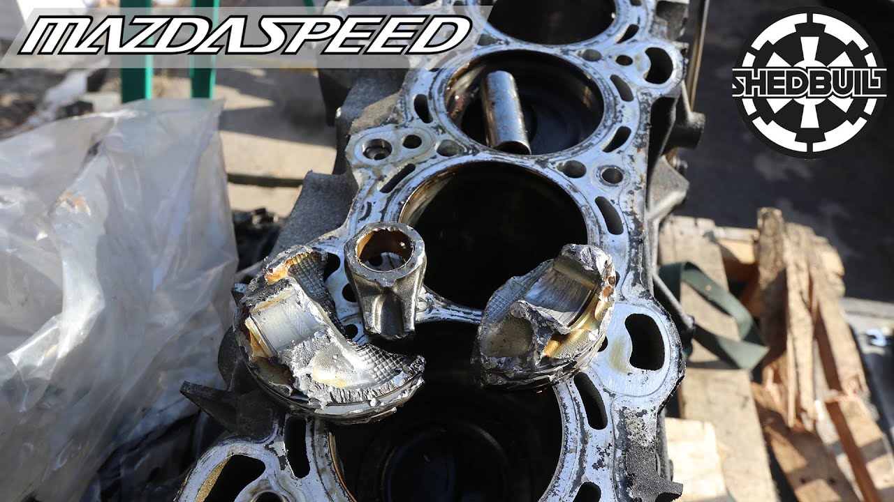 BUILDING A MAZDASPEED 3: Tearing Down A Blown Mazdaspeed 3 Motor!