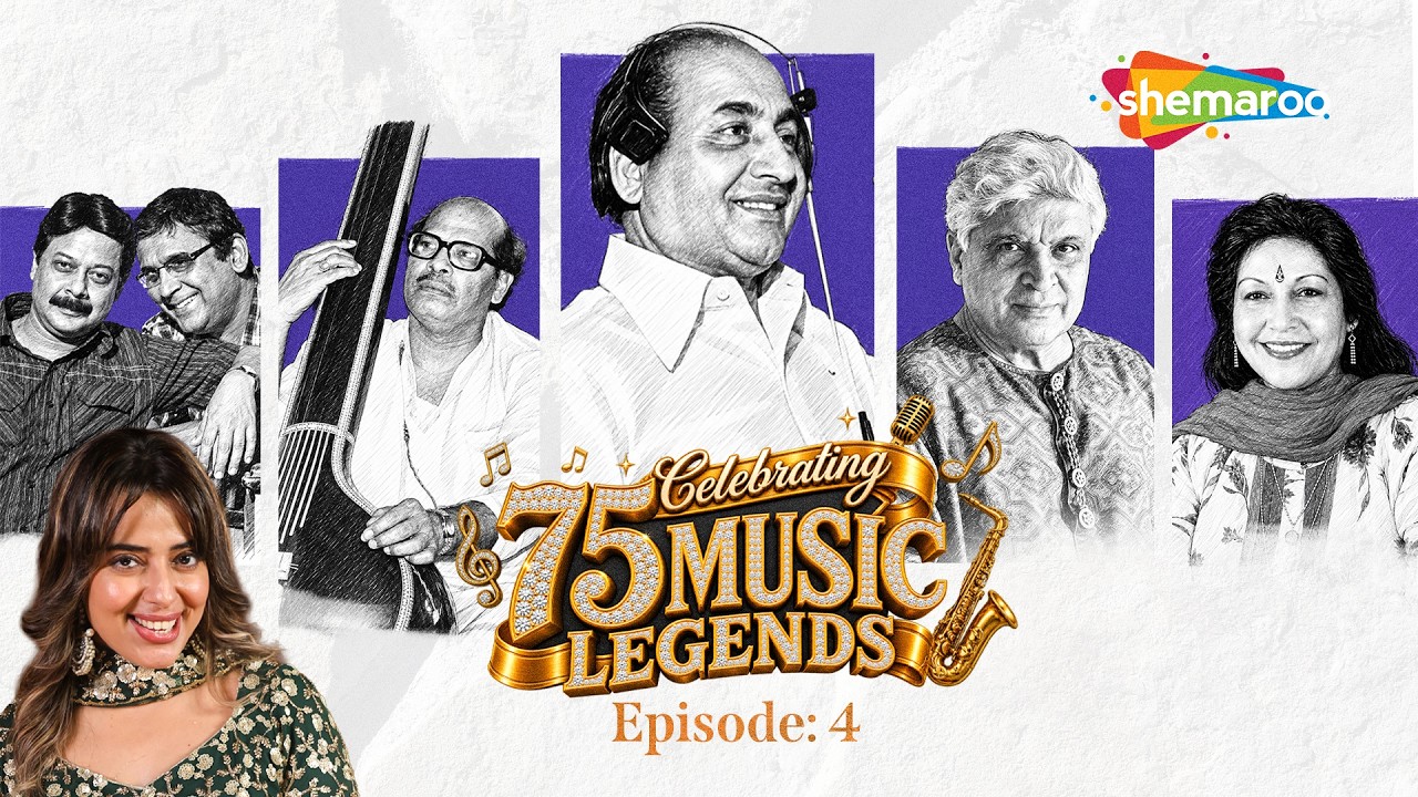 Ep 4 | Celebrating 75 MUSIC LEGENDS | Mohd. Rafi, Javed Akhtar & Others | Hosted by Adaa | 75M Subs