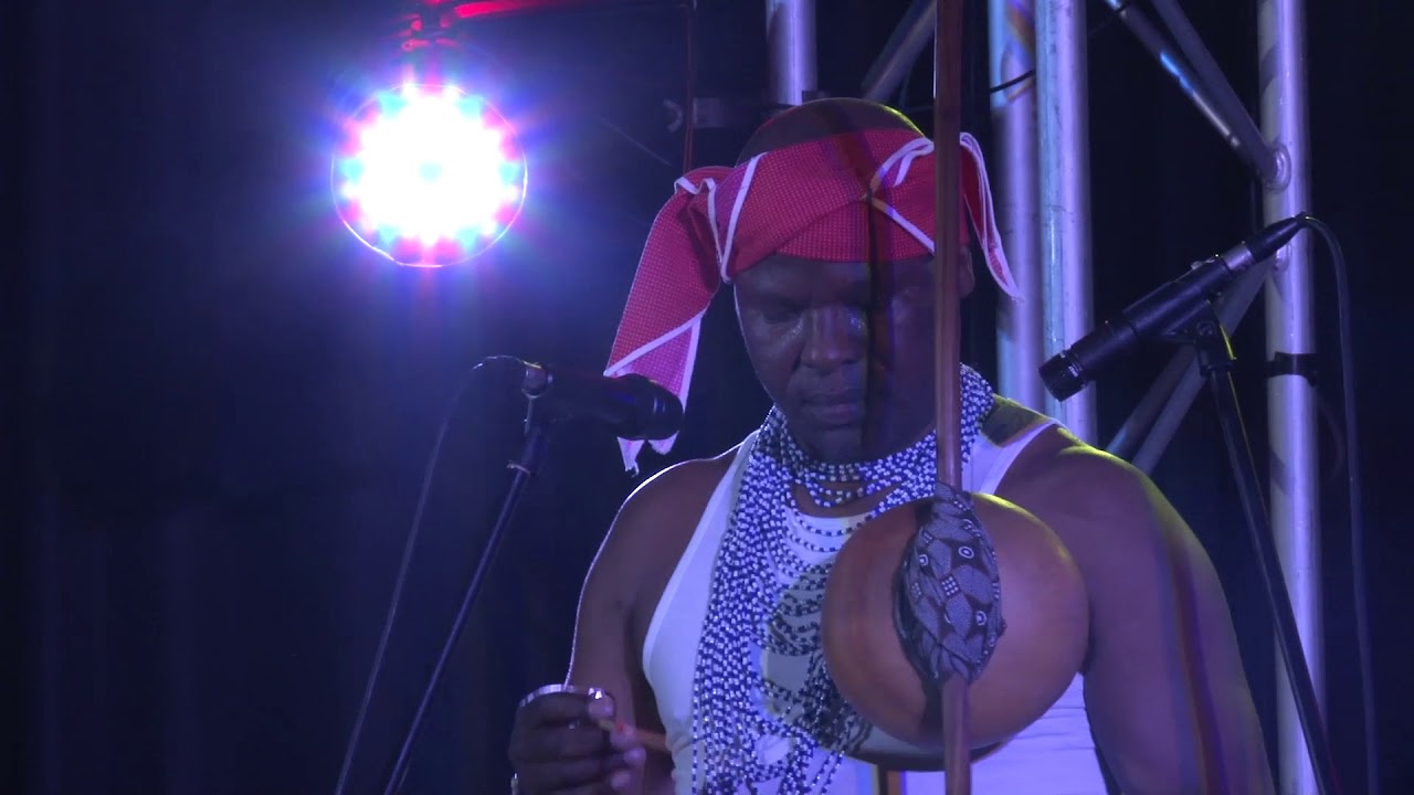 Dizu Plaatjies at The International Bow Music Conference 2018