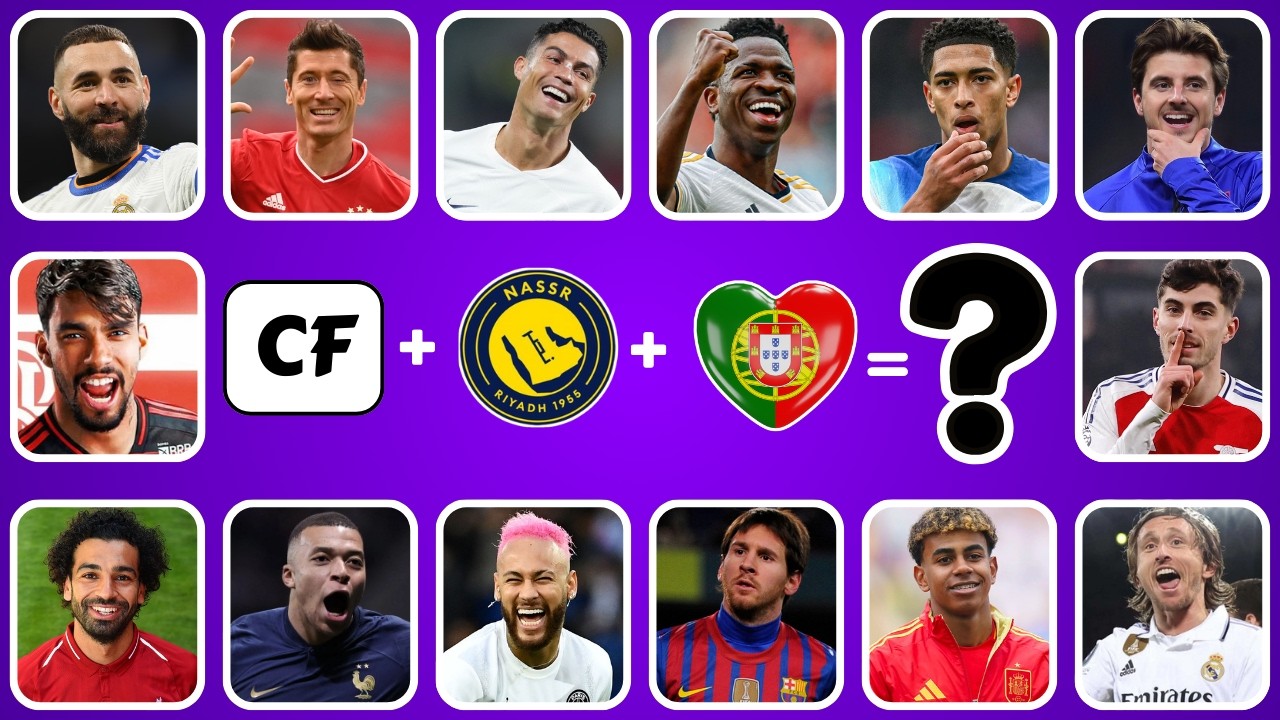 Guess the Football Player by Song, Position, Club & Flag l Ronaldo, Messi l Quizess