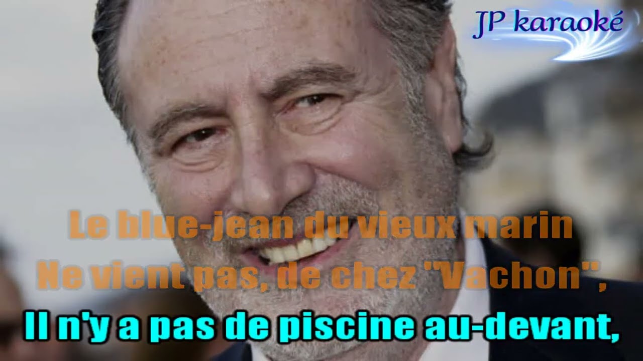 Michel Delpech - Le Vieux Marin De St -Tropez (Avec Choeurs) INEDIT KARAOKE Création JP karaoké