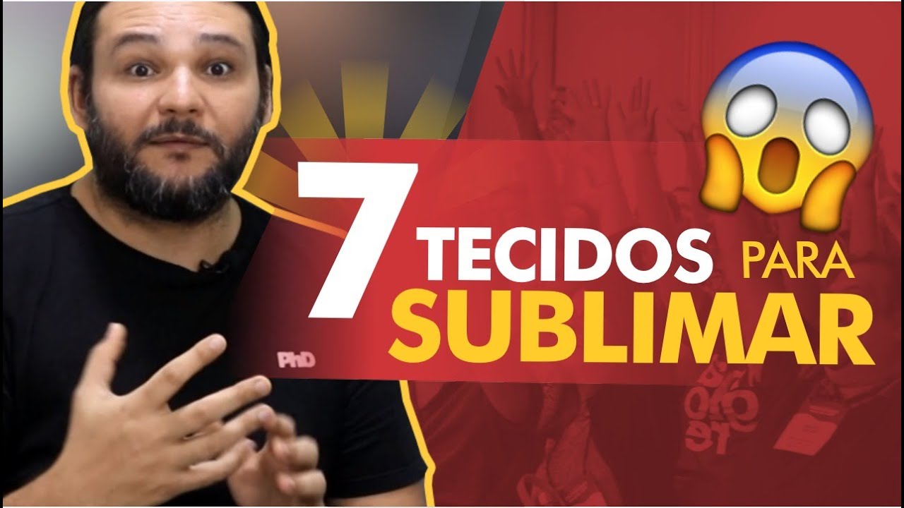 Tecidos para sublimação - 7 TIPOS ( resultados incríveis )