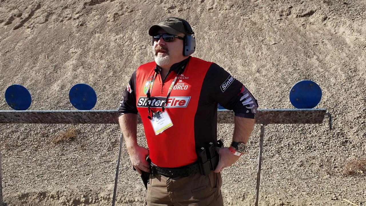 Sinter Fire Frangible Ammo Demo 4 - Knocking Down Competition Plates: SHOT Show 2020