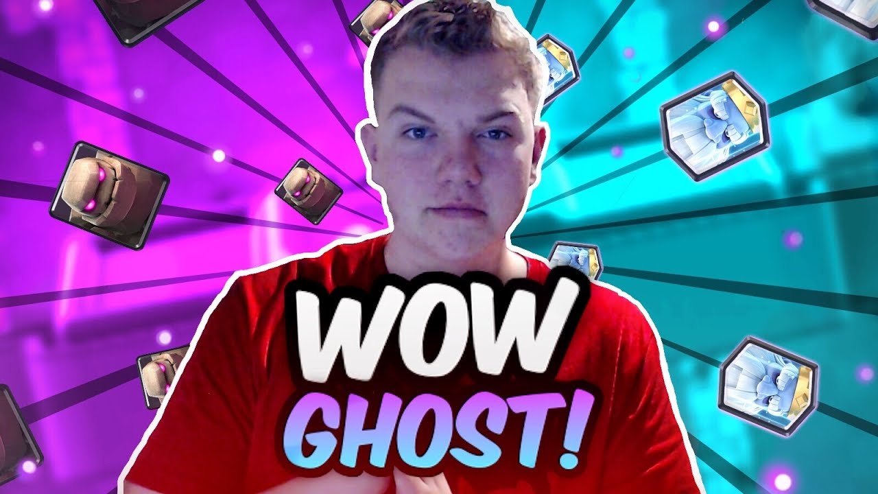 GHOST IS OP! 12 Win Golem Royal Ghost Deck for Grand Challenges - Clash Royale