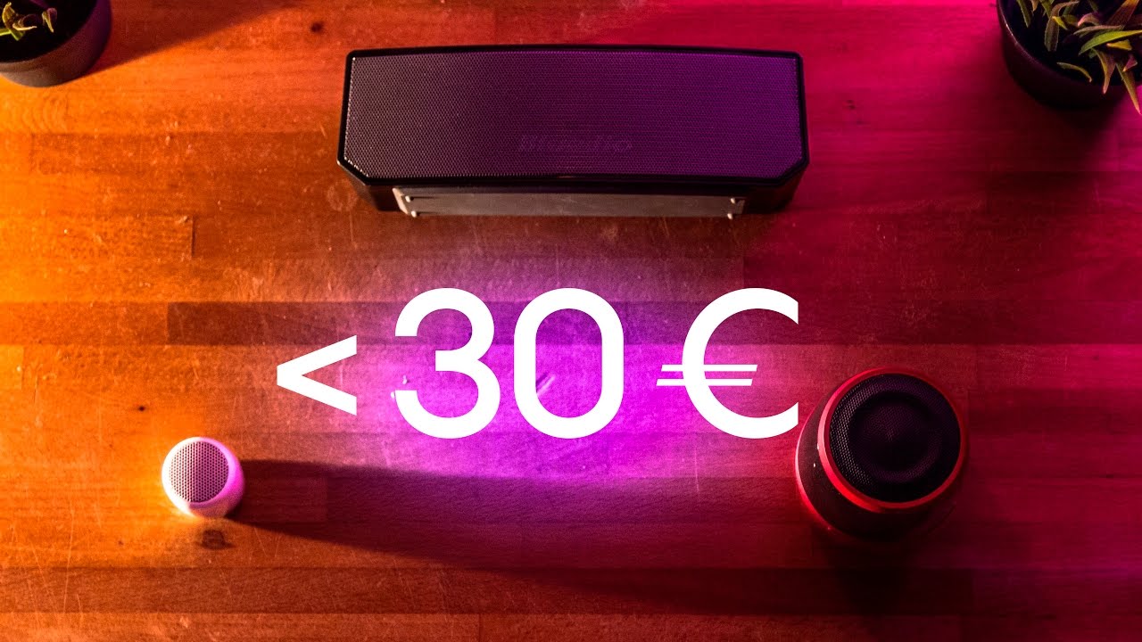 TOP mejores altavoces bluetooth por menos de 30€