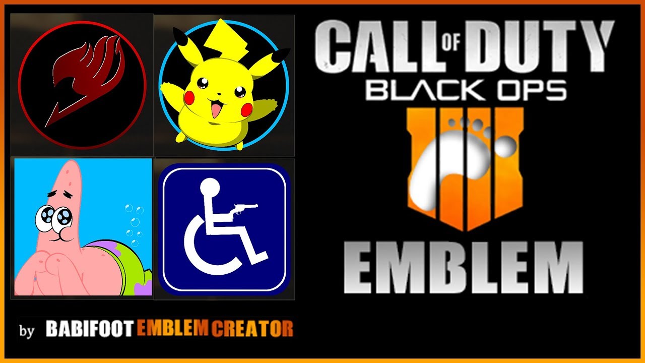BO4 Emblem Tutorial - My secondary Channel