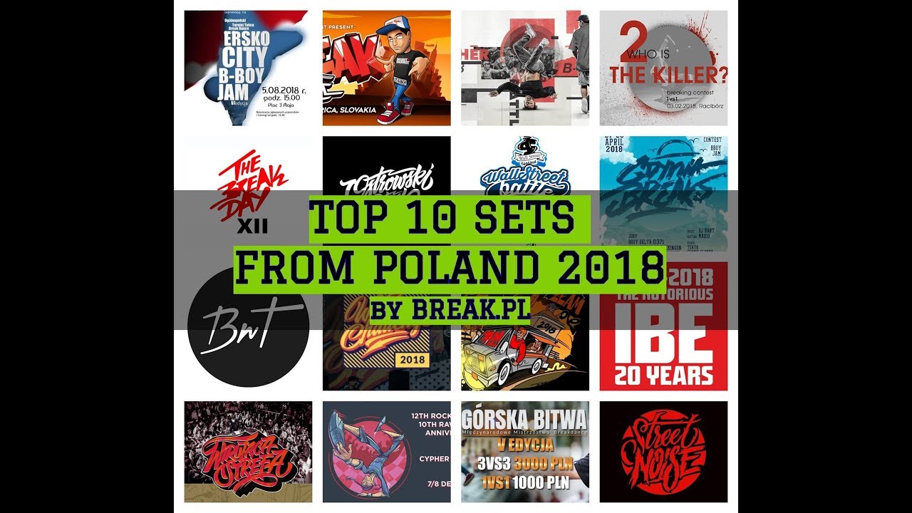 Top 10 BBoy/Bgirl Sets from Poland 2018 by BREAK.PL