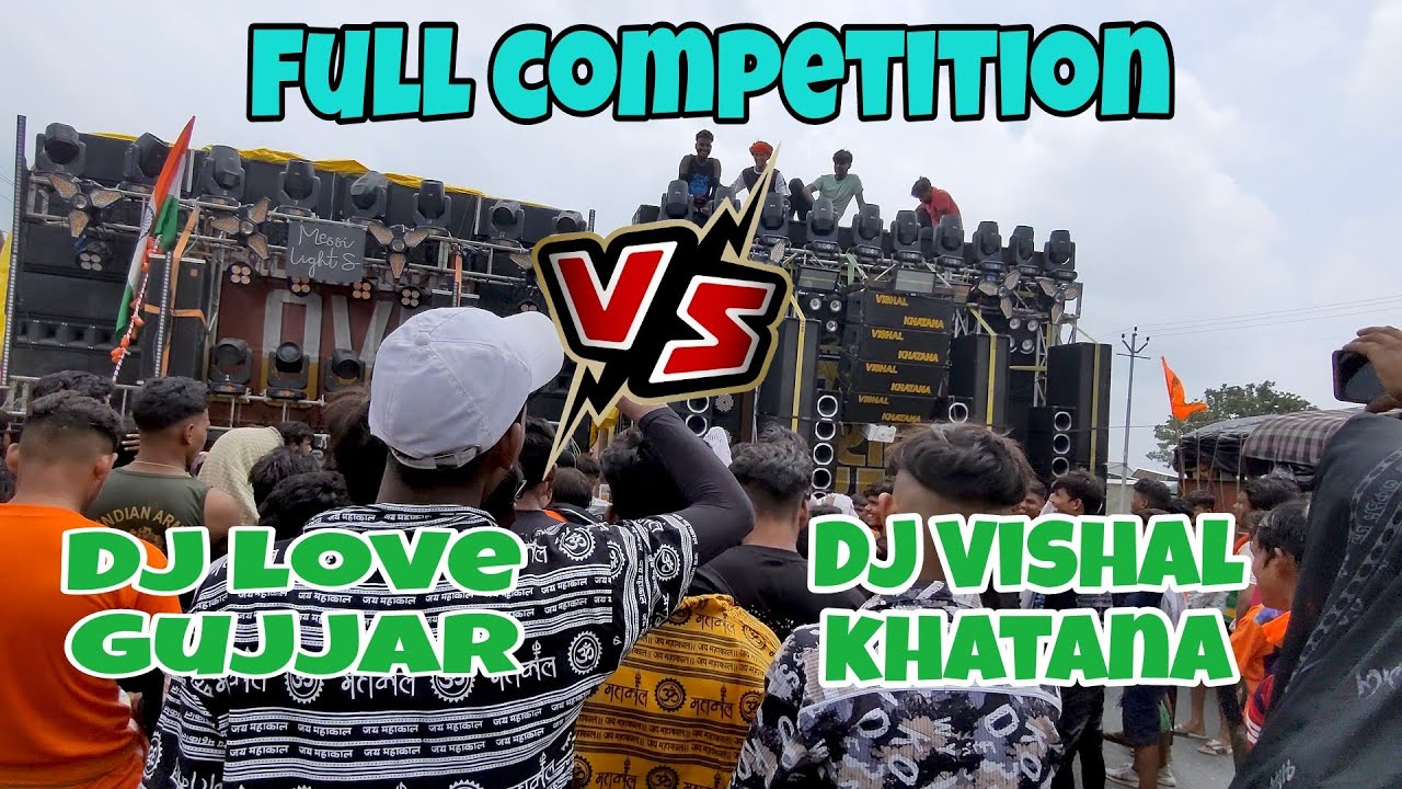 DJ LOVE GUJJAR VS VISHAL KHATANA MURADABAD full love Gurjar winner competition#trending#djlovegujjar
