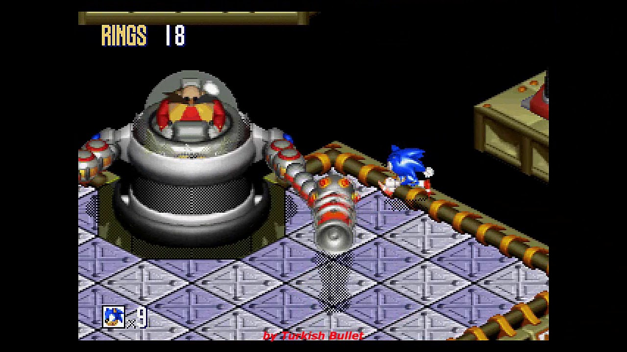 Sonic 3D Blast (Sega Saturn) - (All Bosses)