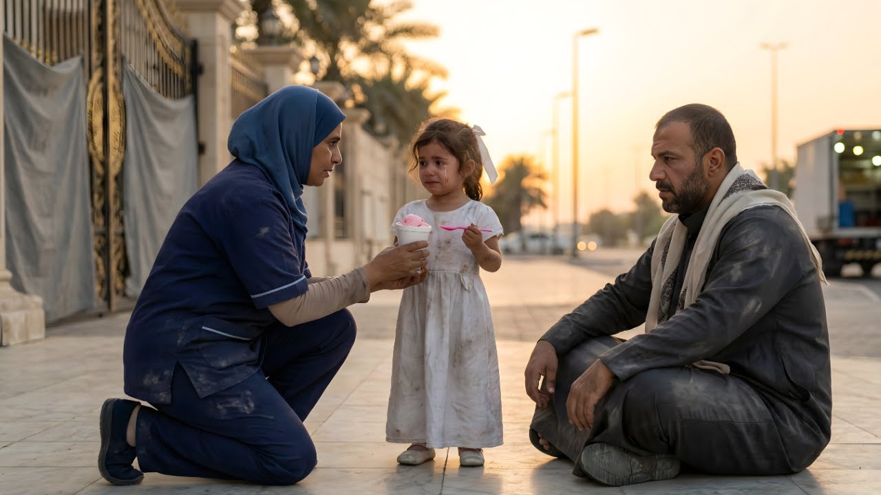 مليونير يخسر كل شيء! عاملة النظافة فقط هي من امتلكت الشجاعة لإهداء ابنته الآيس كريم!