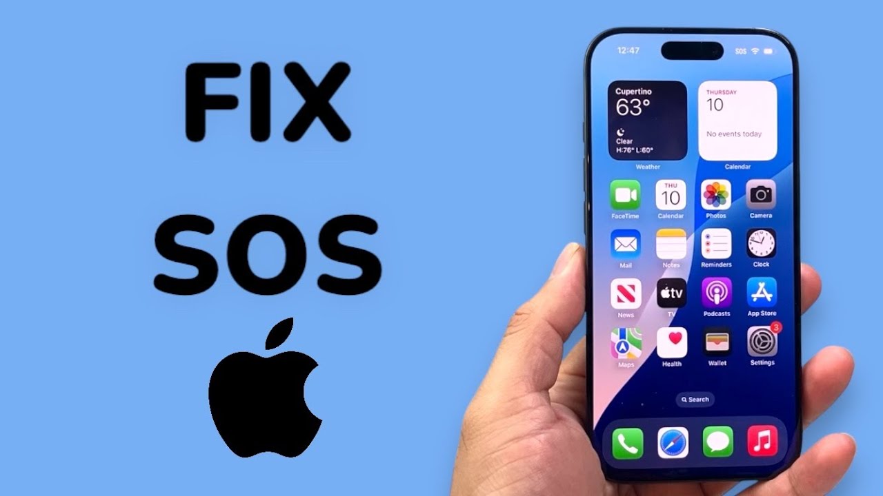 How To Fix SOS On iPhone?