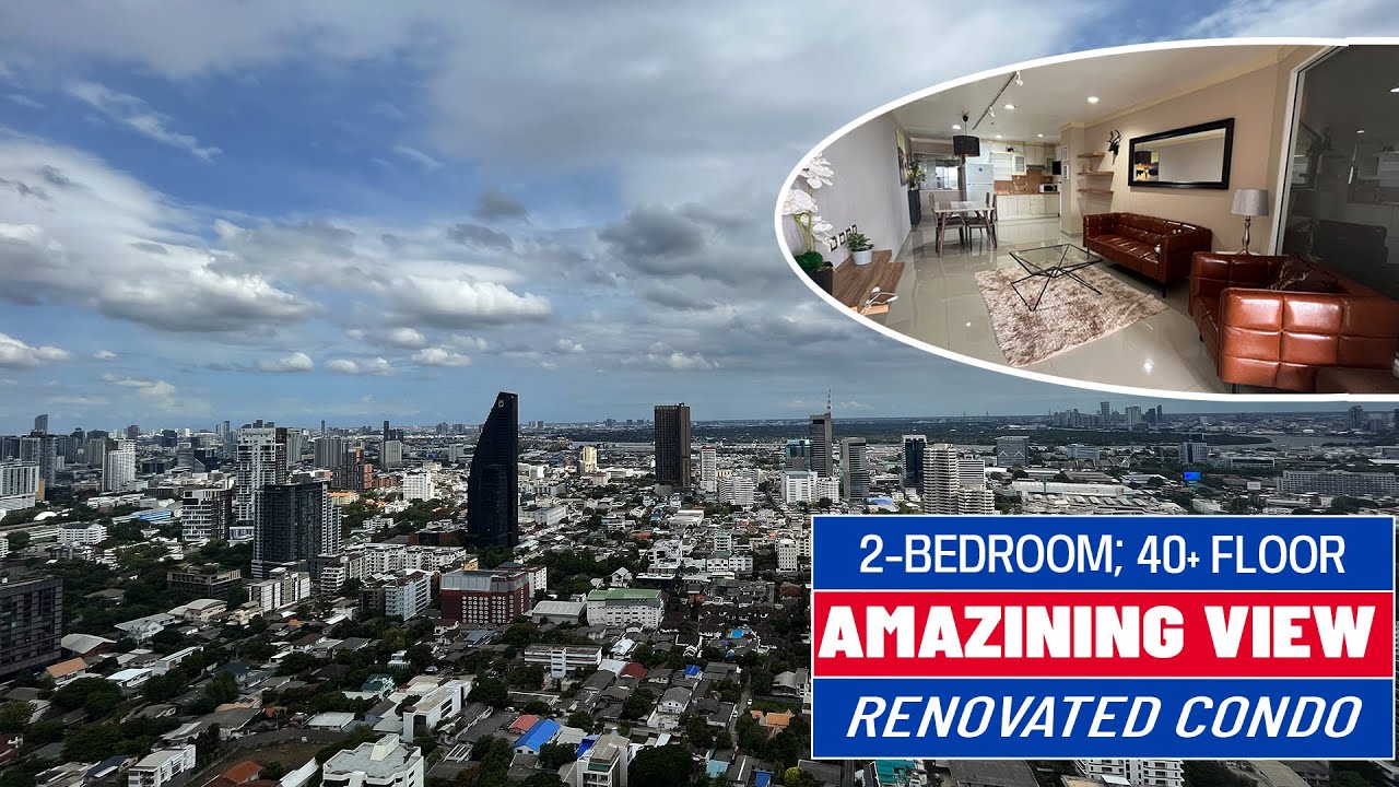 Renovated Condo Amazing View - Bangkok Property Tour