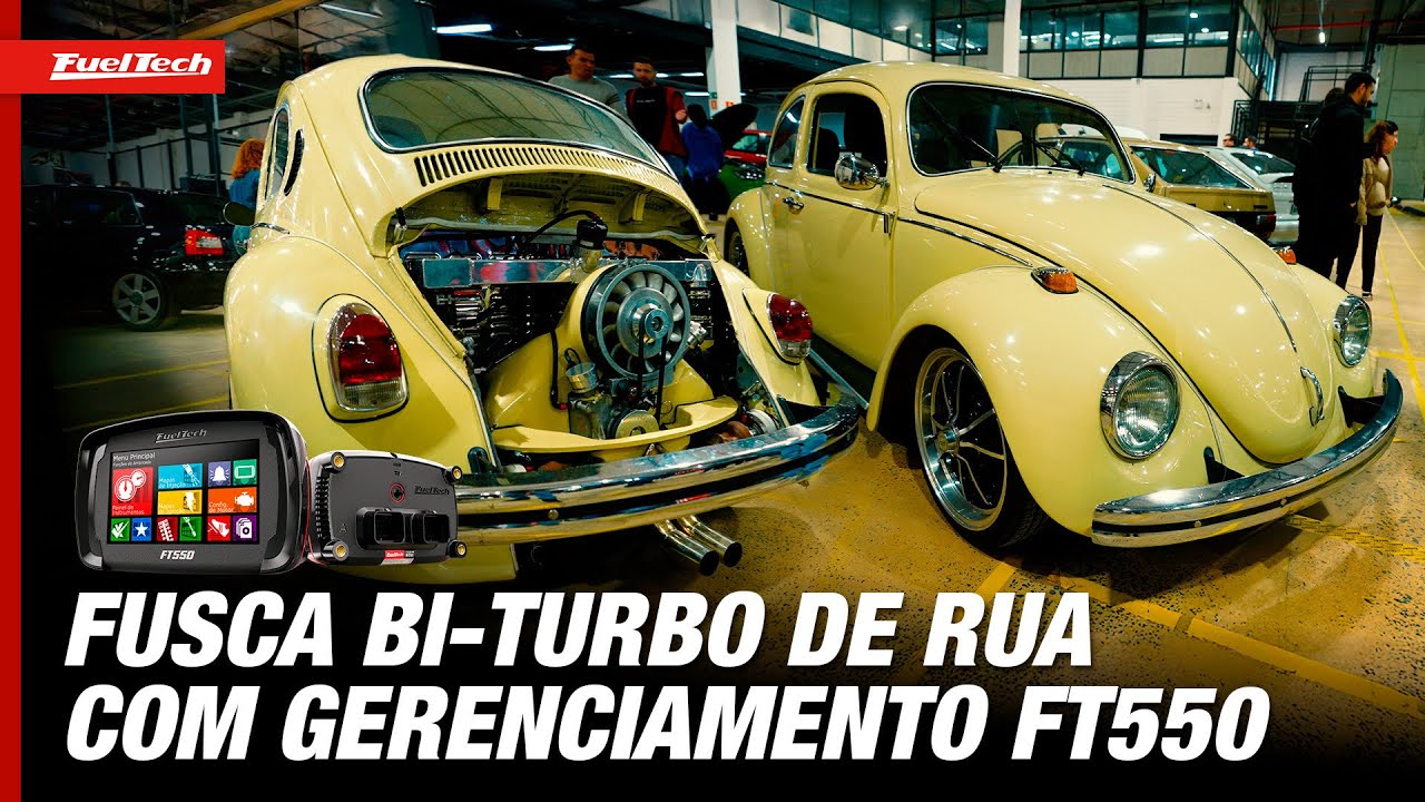 Projeto que não estamos acostumados a ver! Fusca BI TURBO de rua com FT550.