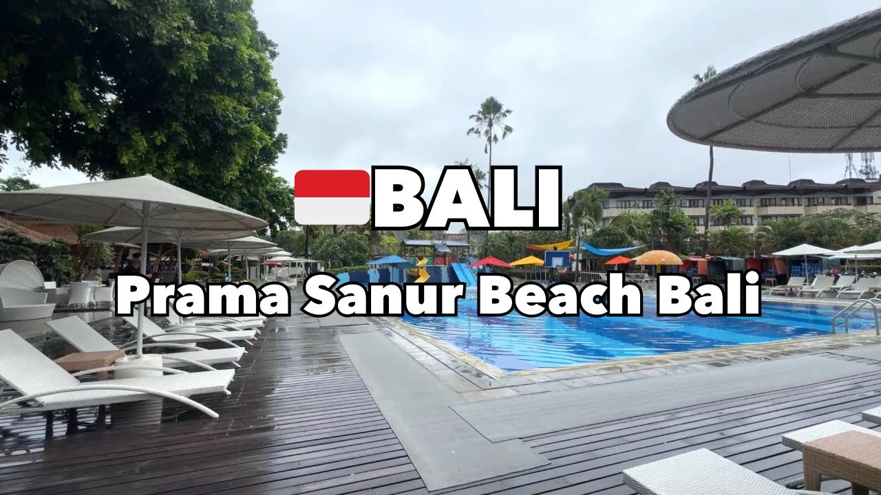 【Prama Sanur Beach Bali】 雨のPRAMAホテルもなかなか良かった！/ バリ島サヌールのおすすめホテル