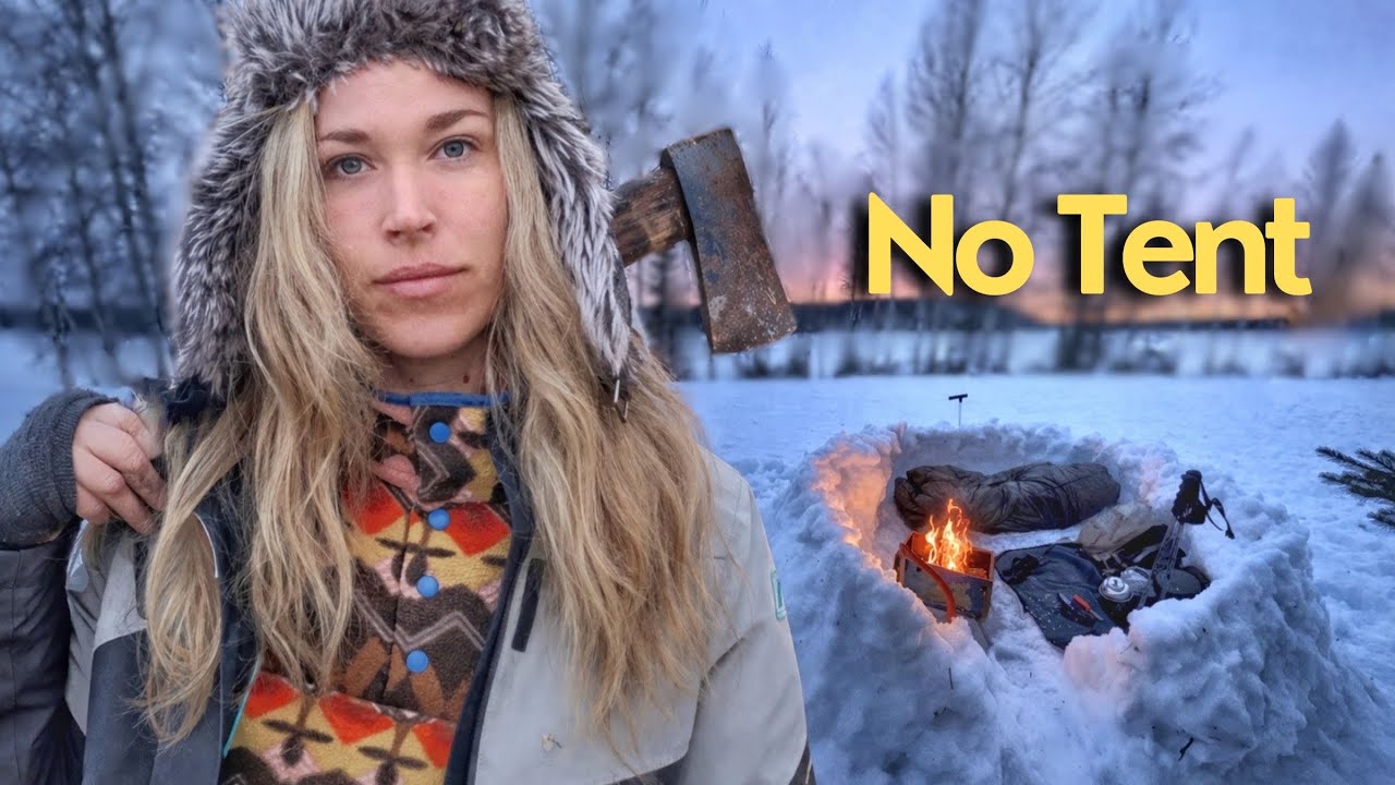I Built a Snow Shelter to Survive the Night | Ep. 4