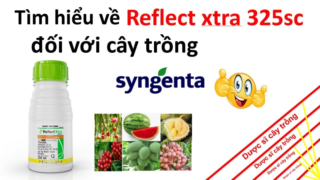Bạn đã biết tất cả về Reflect Xtra 325Sc của #syngenta chưa? | Dược sĩ cây trồng | thuốc bệnh |