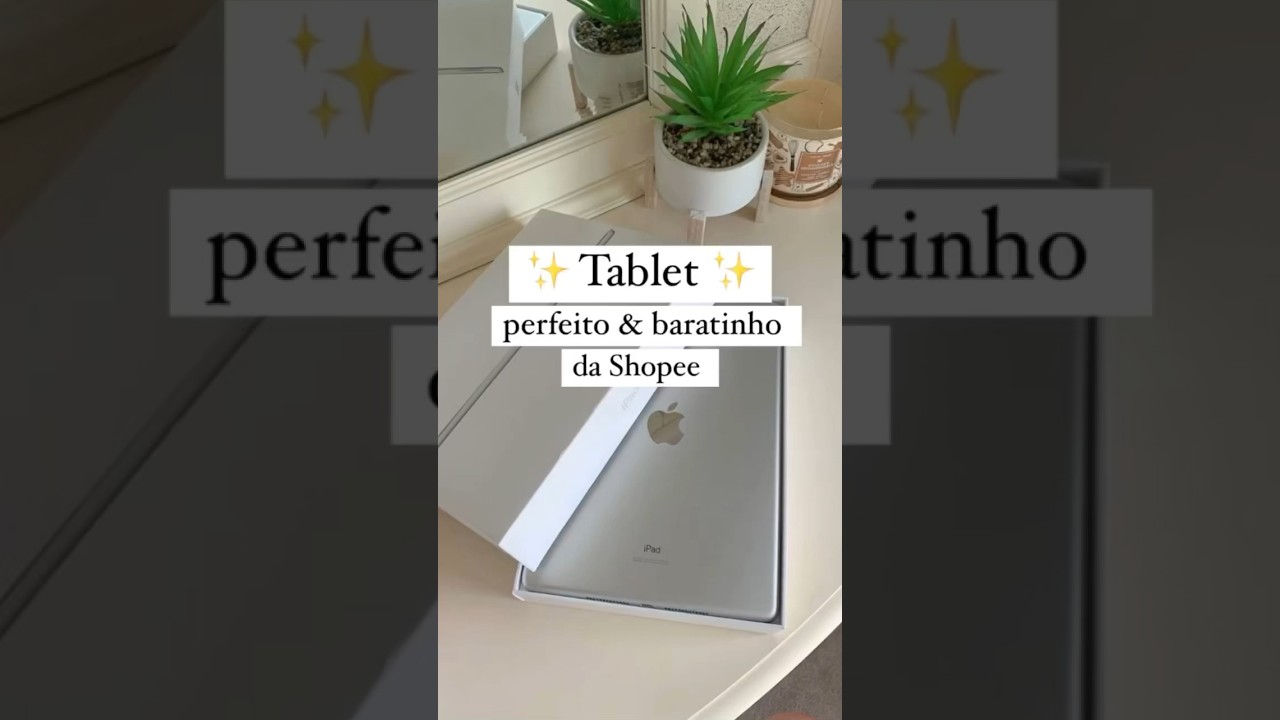 Achei o Tablet perfeito & baratinho na Shopee! 🤌🏼