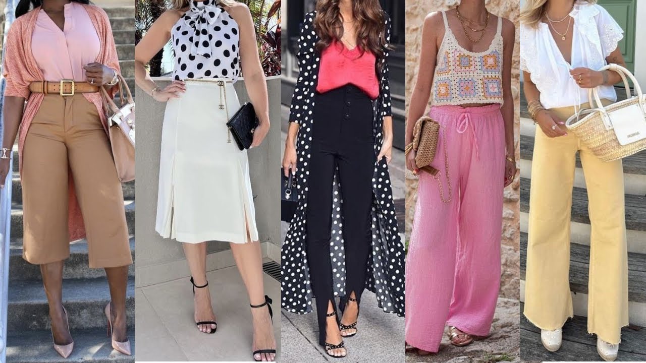 ATUENDOS Y COMBINACIONES con ROPA en TENDENCIA DE MODA PRIMAVERA VERANO 2025