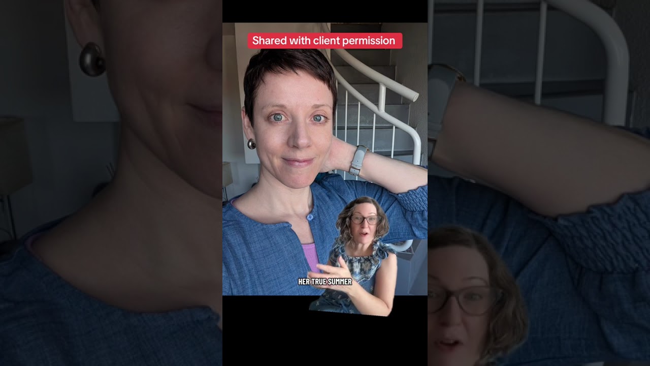 Давайте вместе проведем анализ цвета волос этой клиентки, а также проведем тест с правильными отт...