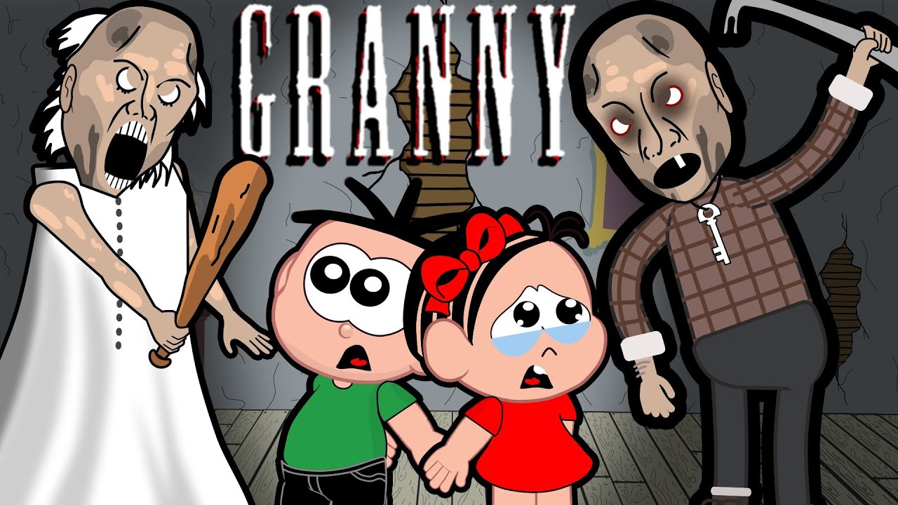 Cebolinha e Mônica contra a Malvada Granny e Grandpa 2 - Roblox