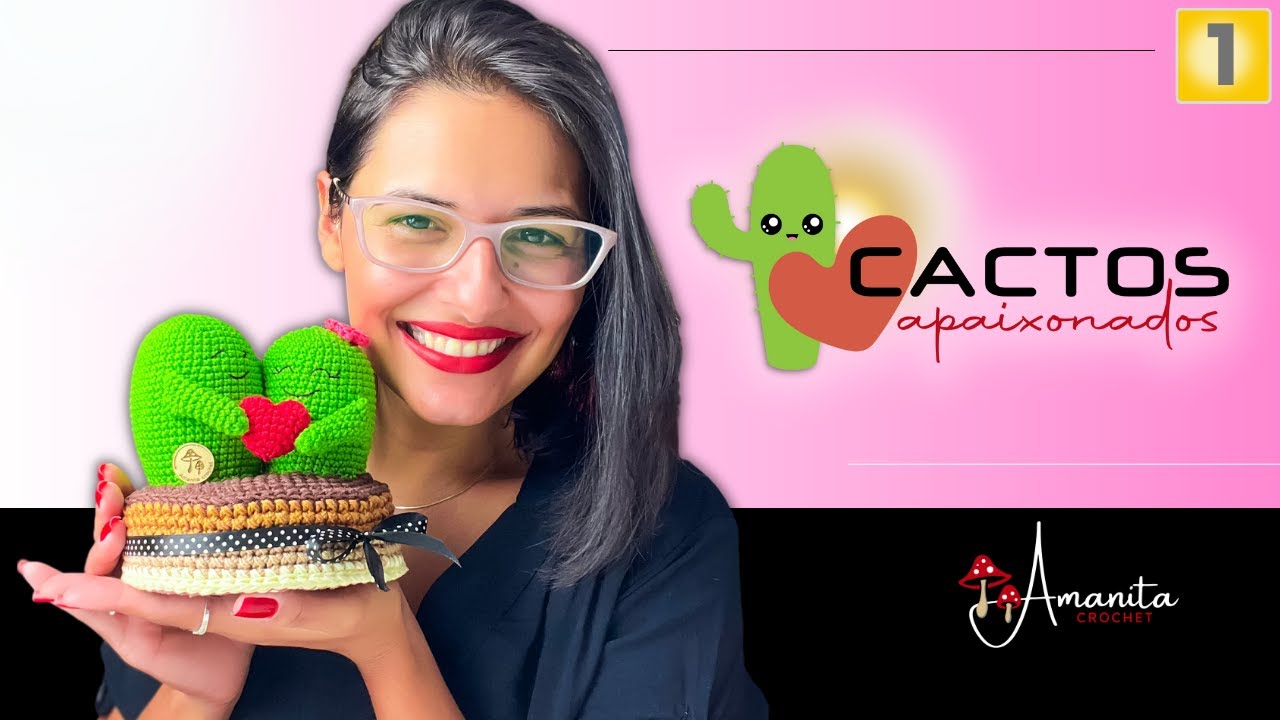 amigurumi ∙ Cactos apaixonados » 1/2 | dia dos namorados