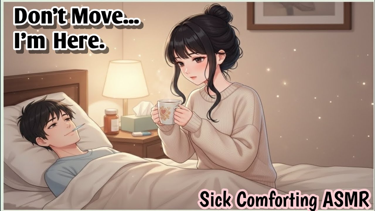 ASMR Overprotective Girlfriend Takes Care of You 💗 | Sick Comfort Roleplay for Sleep 😴