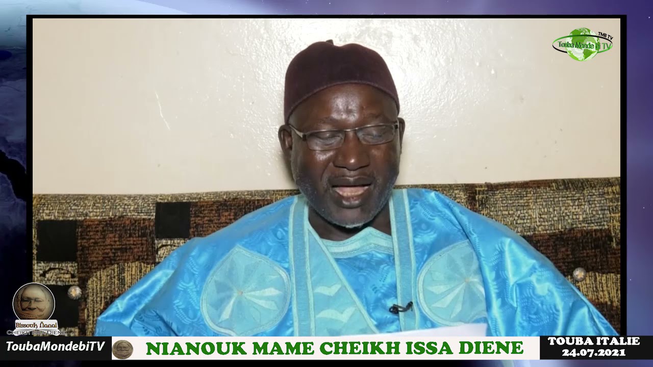 SERIGNE SONHIBOU DIENE NIANOUK MAME CHEIKH ISSA DIENE TOUBA ITALIE LE 24 juillet 2021