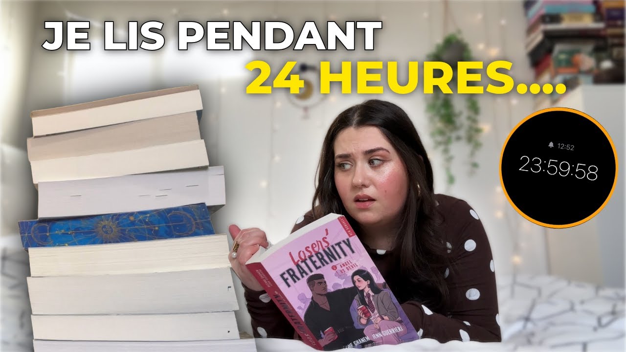 Combien de livres je peux lire en 24 HEURES...?😨⏱ (défi lecture)