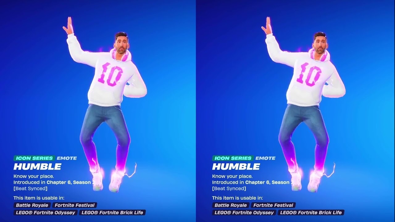 FORTNITE KENDRICK LAMAR EMOTE HUMBLE (1 HOUR)