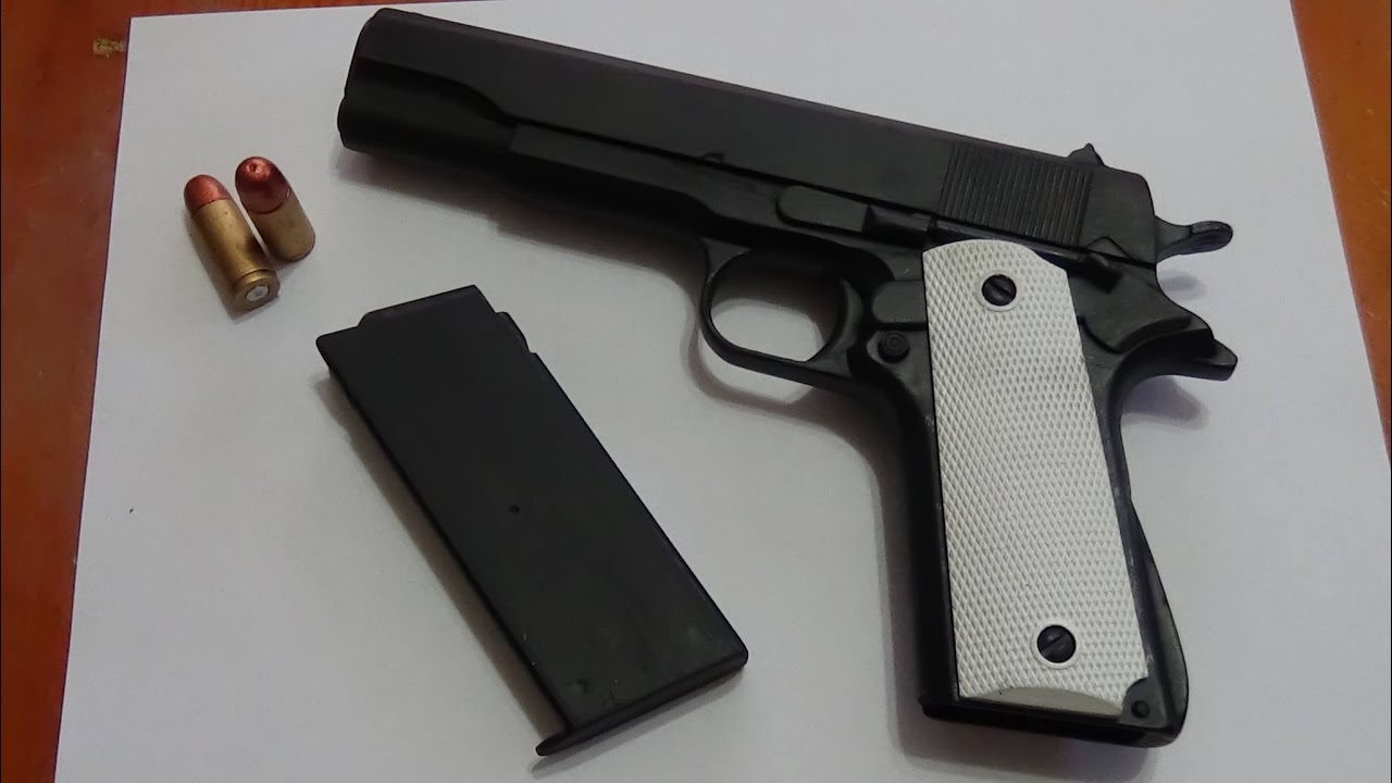 Toy Colt 1911 Custom Paint Job - Complete Overhaul