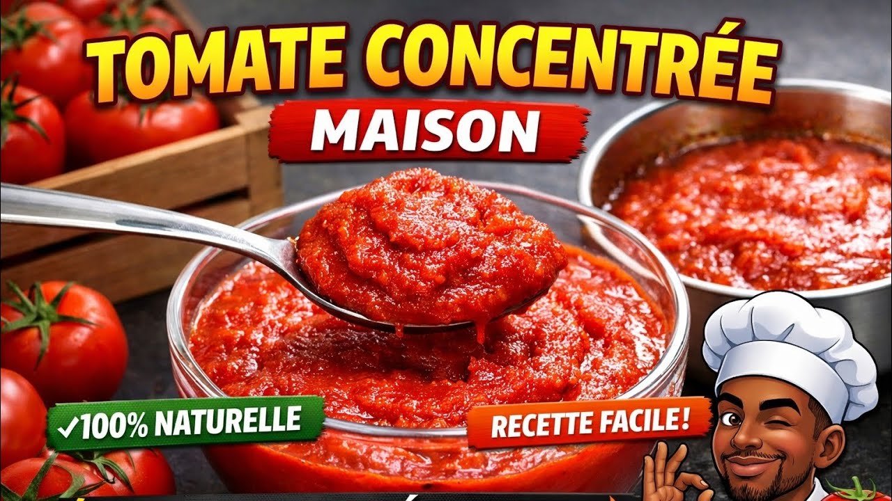Comment Préparer la Tomate Concentrée Maison Facilement | Recette Simple et Économique