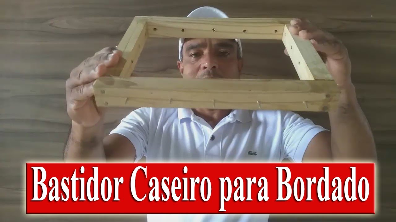 Bastidor Caseiro de Madeira para Bordado - Como Fazer um Bastidor Caseiro para Bordar