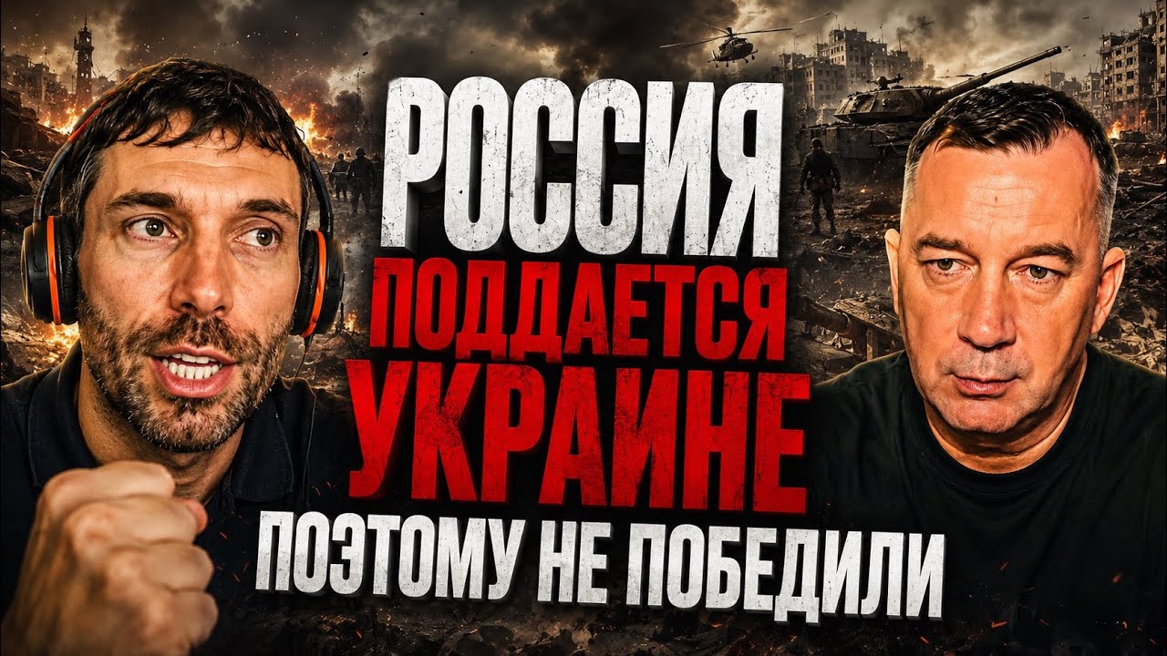РОССИЯ ПОДДАЕТСЯ УКРАИНЕ ПОЭТОМУ НЕ ПОБЕДИЛИ  