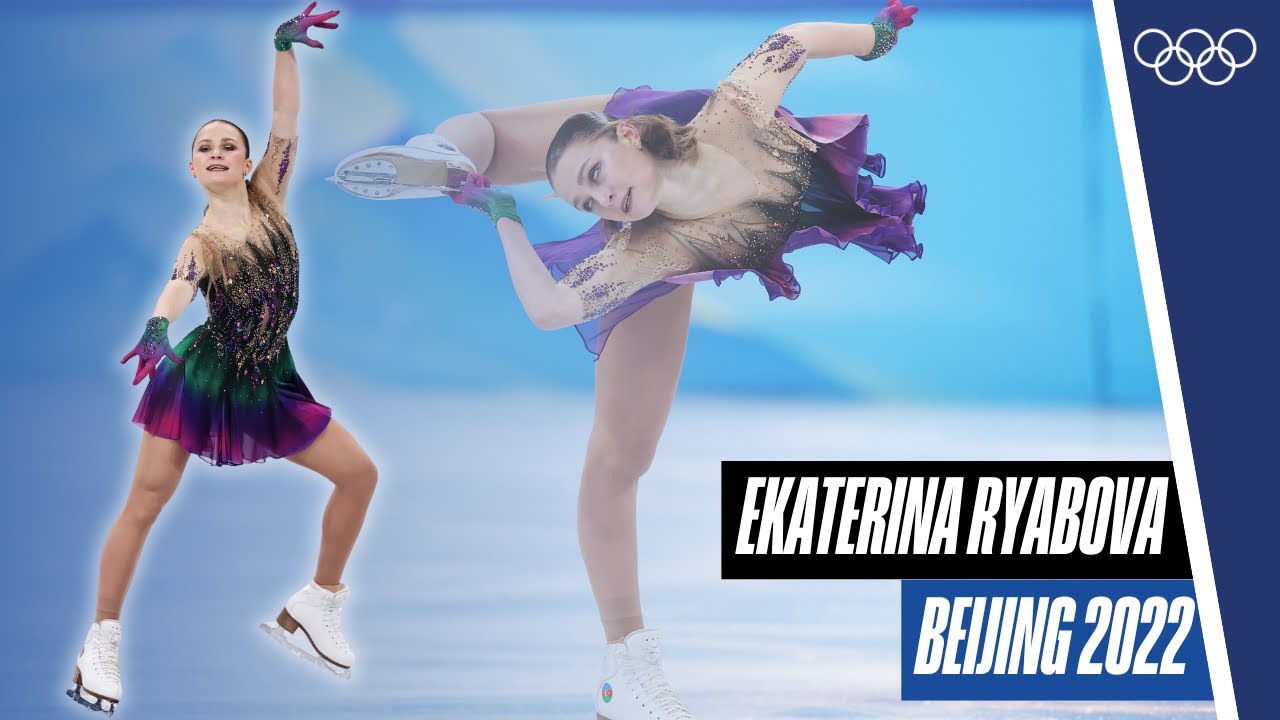 ⛸️Ekaterina Ryabova's 🇦🇿 dynamic skate to Mambo Italiano🇮🇹🎶