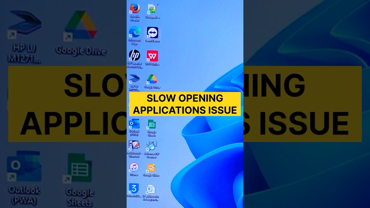 How to fix slow opening application issue on windows PC! #window11 #pctipsandtricks #shorts