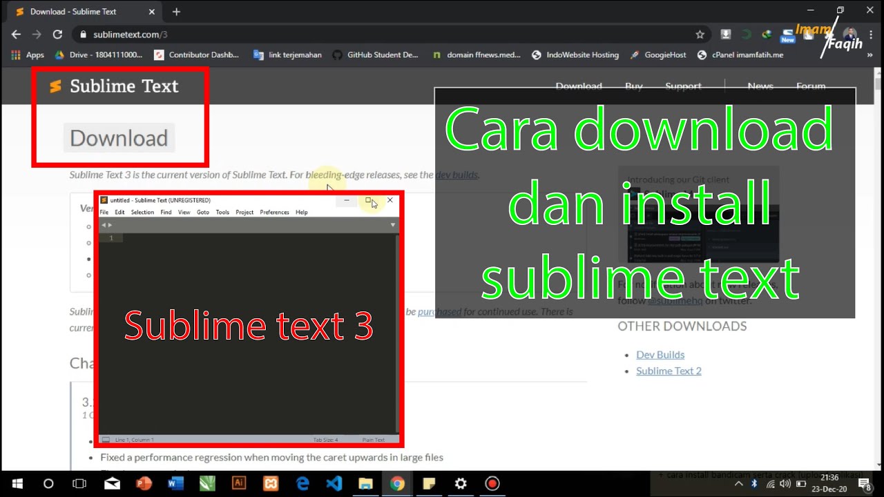 Cara Download dan Install Sublime Text Mudah