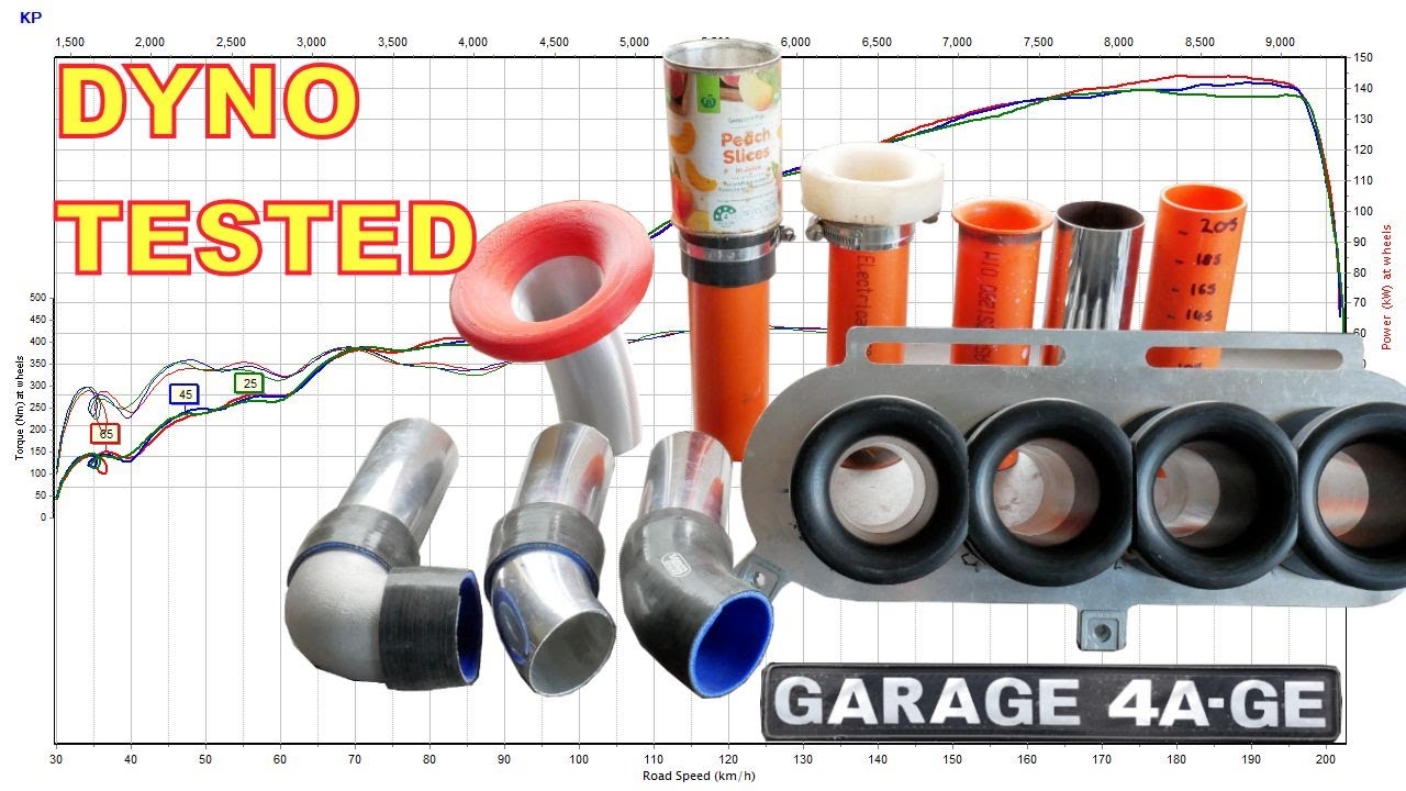 Best Intake Runner Shootout - Velocity stacks - Trumpets - Dyno tested on ITB's  - 200whp 4AGE