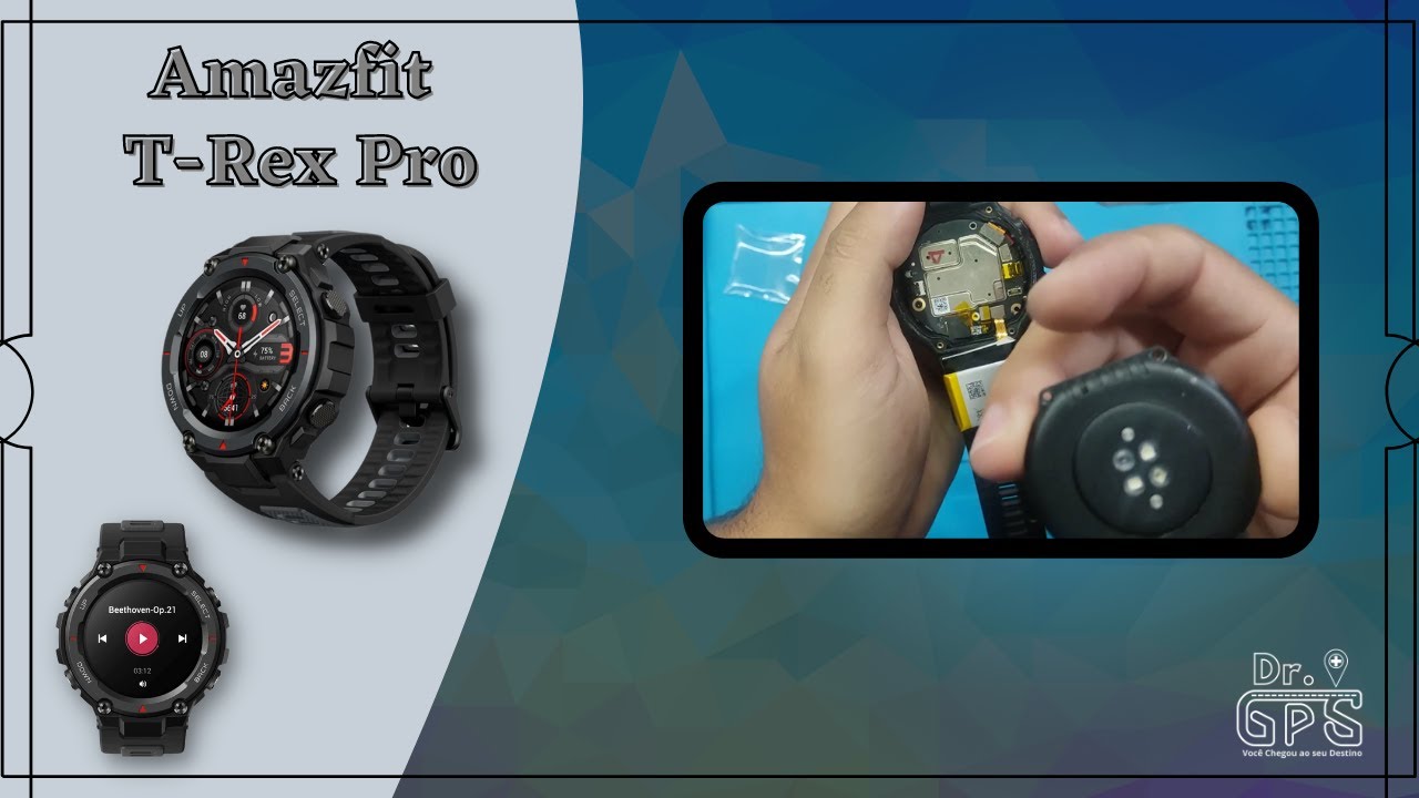 Troca de Bateria Amazfit T-Rex Pro