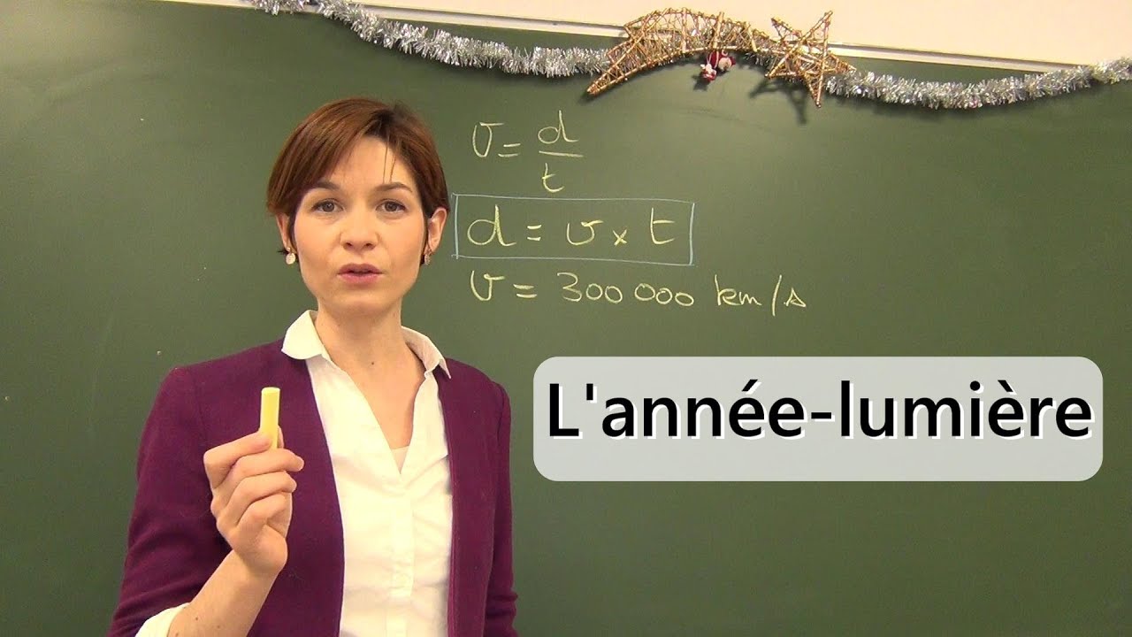 L’ANNÉE-LUMIÈRE, qu'est-ce que c'est? Calculer et convertir des km en a.l.