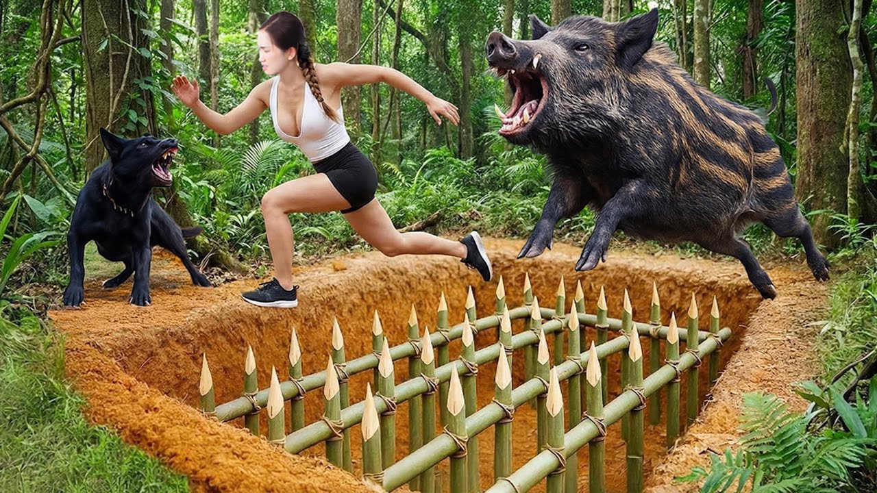 Tense Moment Harvest : Ferocious Giant Forest Creature, Suddenly Trapped by a Primitive Snare