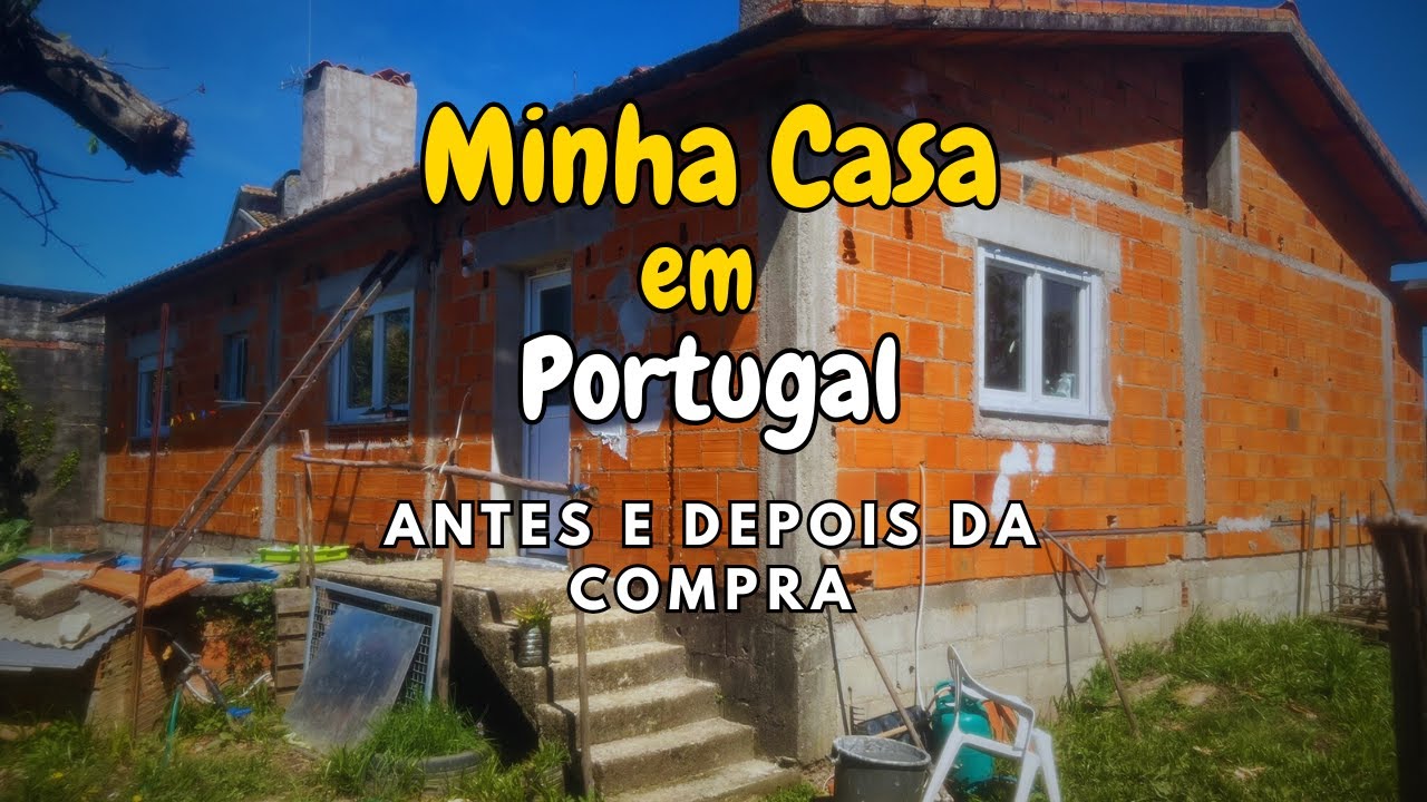 Aldeia em Portugal 🇵🇹 🏡 Como era quando comprei x como está agora | Reforma da casa